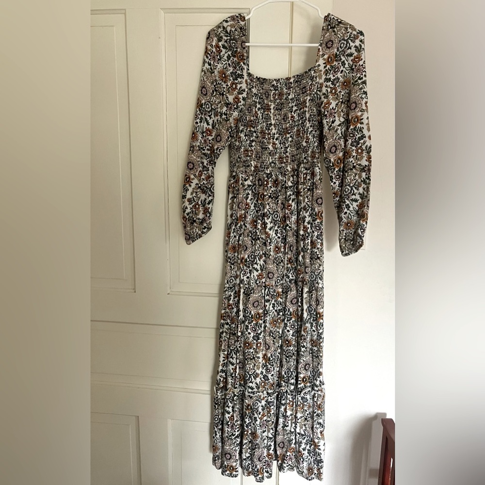 Natural Life long sleeve tiered dress